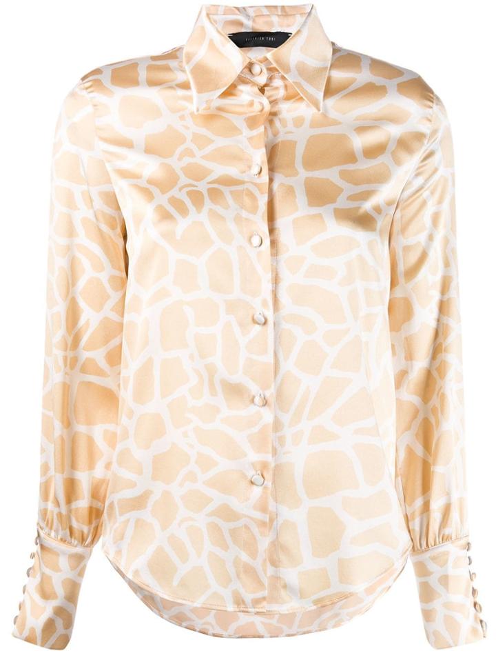 Federica Tosi Giraffe Print Shirt - Neutrals