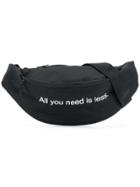 F.a.m.t. All You Need Is Less Waist Bag - Black