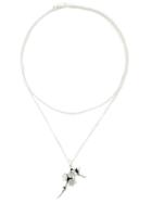 Shaun Leane 'cherry Blossom' Diamond Long Pendant Necklace - Metallic