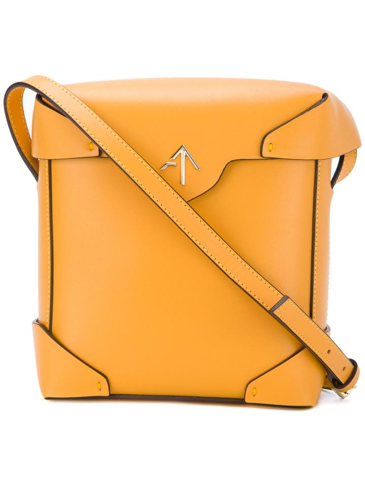 Manu Atelier Boxy Shoulder Bag - Yellow & Orange