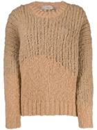 Maison Flaneur Cable-knit Jumper - Brown