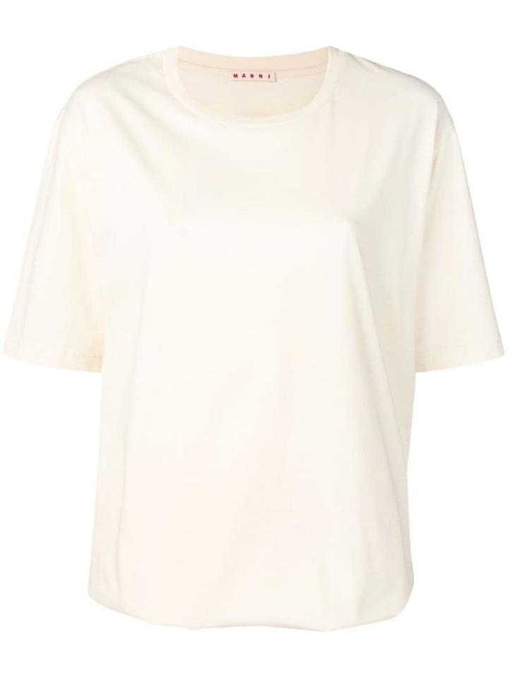 Marni Crew Neck T-shirt - Neutrals