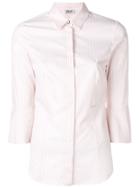 Liu Jo Cropped Sleeves Shirt - Pink