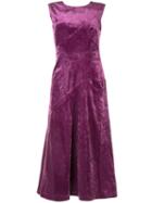 Christian Wijnants Ozra Cord Dress - Purple