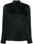 Roberto Collina Neck-tied Blouse - Black