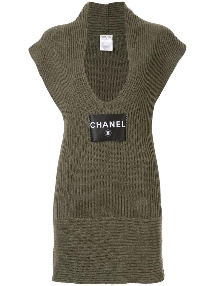 Chanel Vintage Sleeveless One Piece Dress - Green