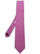 Salvatore Ferragamo Gancio Print Tie - Pink