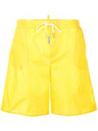 Dsquared2 - Classic Logo Swim Shorts - Men - Polyamide - 48, Yellow/orange, Polyamide
