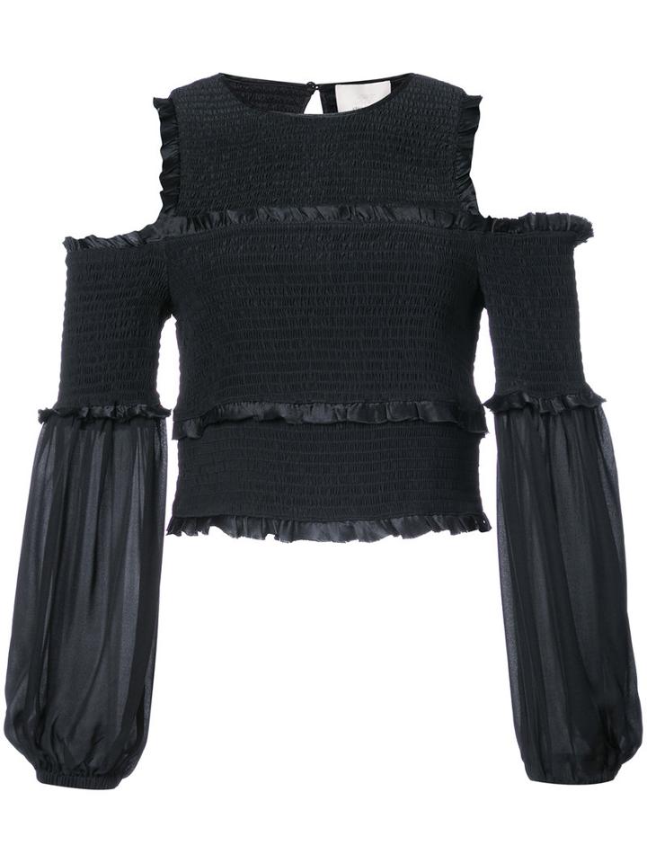 Cinq A Sept - Pascal Top - Women - Silk - Xs, Black, Silk