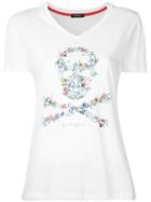 Loveless Skull Print T-shirt, Women's, Size: 34, White, Cotton/rayon