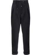 Takahiromiyashita The Soloist Drop-crotch Trousers - Black