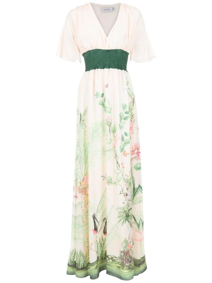 Isolda Noor Long Dress - Neutrals