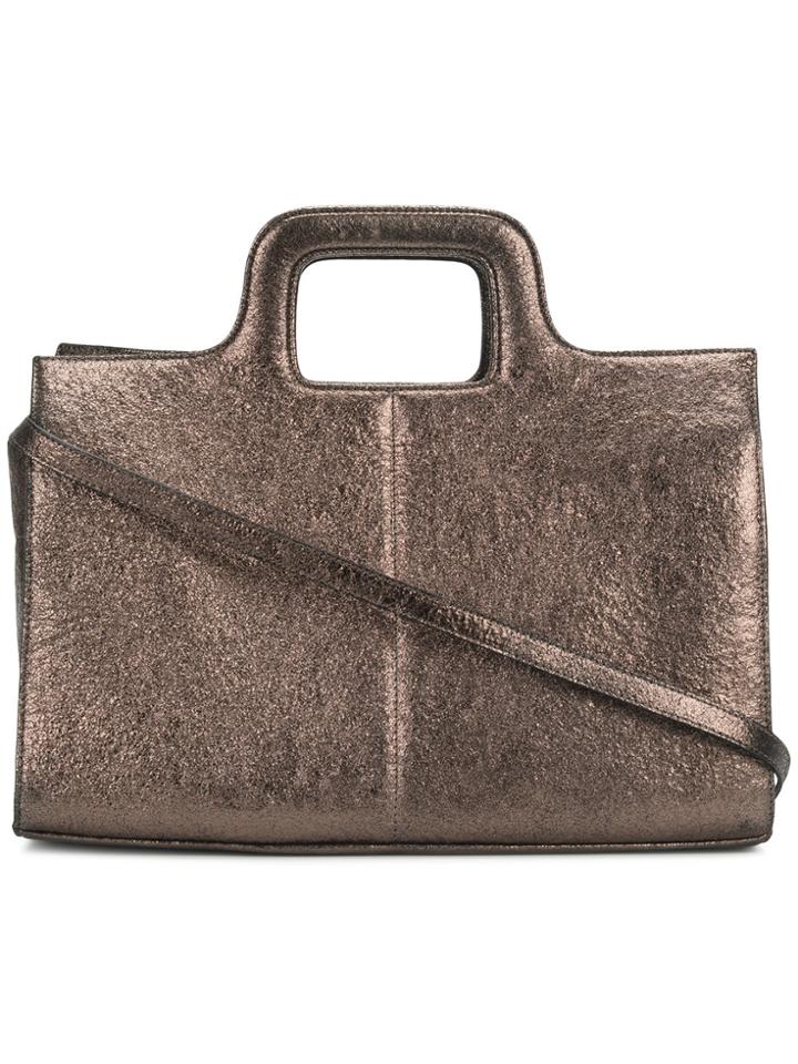 Zilla Boxy Tote Bag - Brown