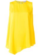 Stella Mccartney Asymmetric Sleeveless Blouse - Yellow & Orange