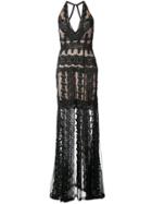 Nicole Miller V-neck Dress - Black