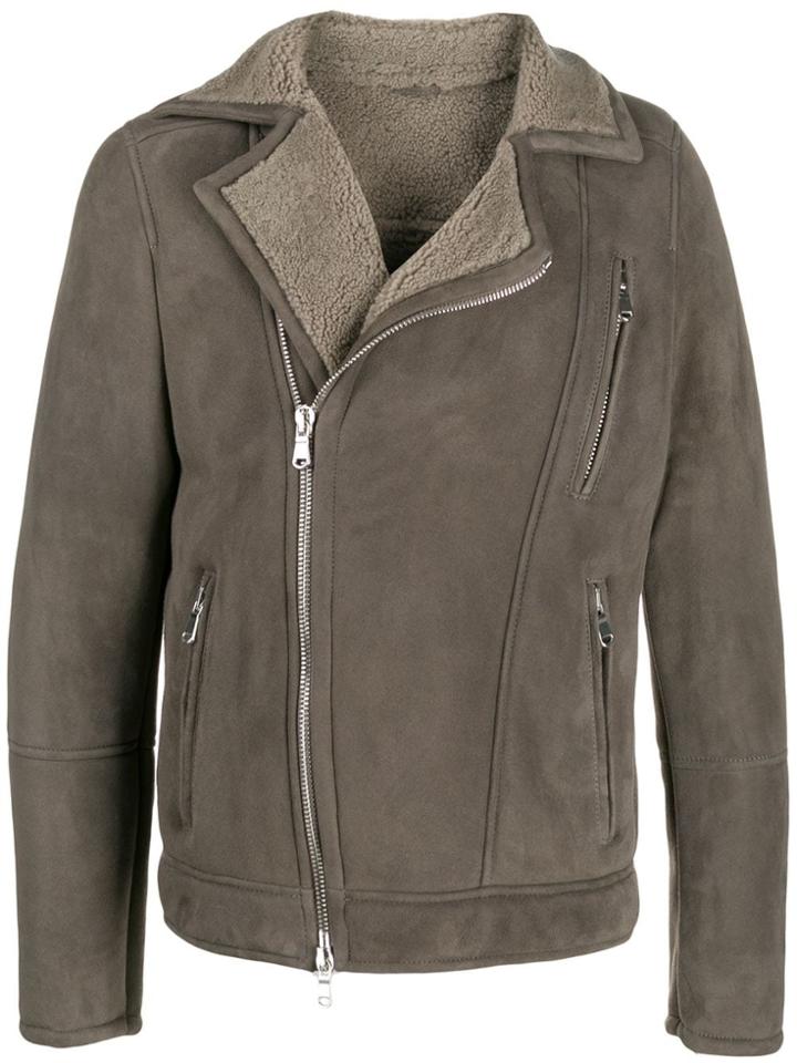 Al Duca D'aosta 1902 Shearling Jacket - Grey