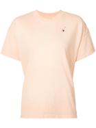 L'equip - Pin Detail T-shirt - Women - Cotton - Xs, Yellow/orange, Cotton