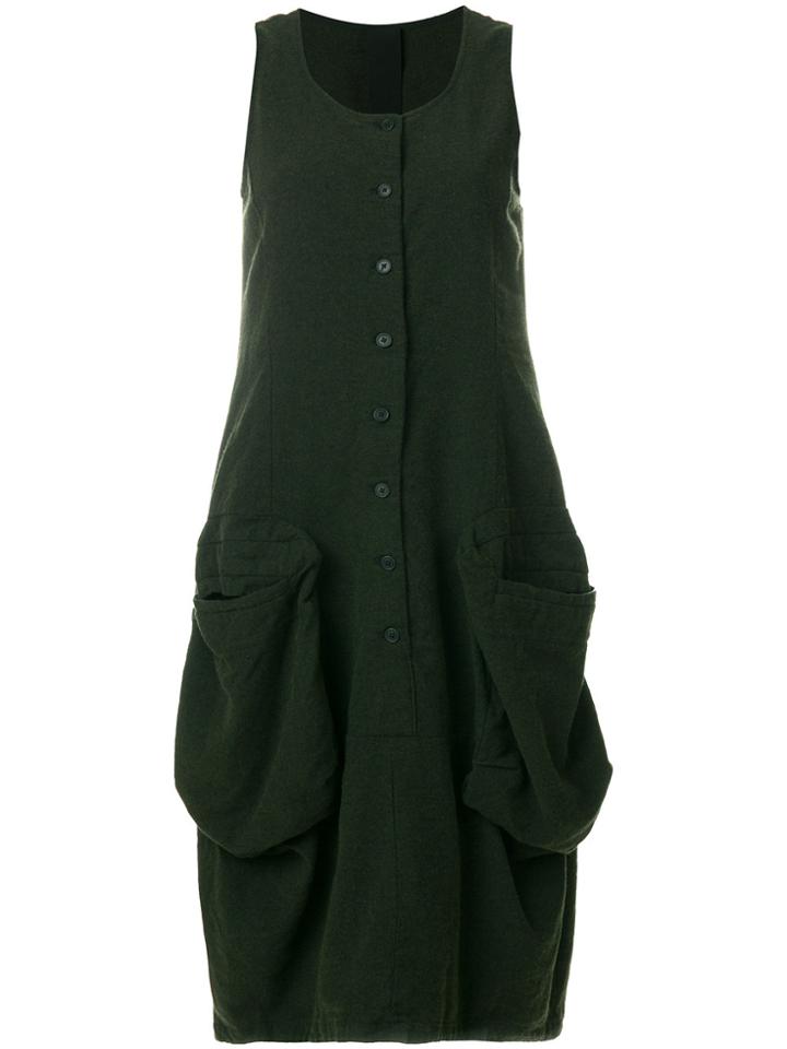 Rundholz Black Label Sleeveless Buttoned Dress - Green
