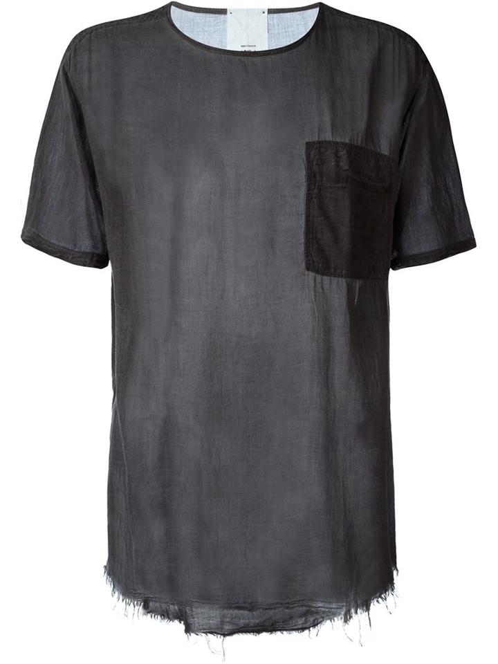 Rooms By Lost And Found Frayed Sheer T-shirt