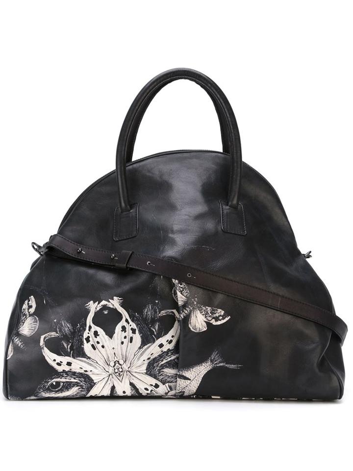 Marsèll Animal Print Half Moon Tote