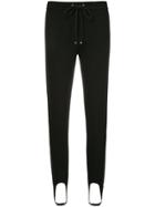 Theory Stirrup Strap Track Pants - Black