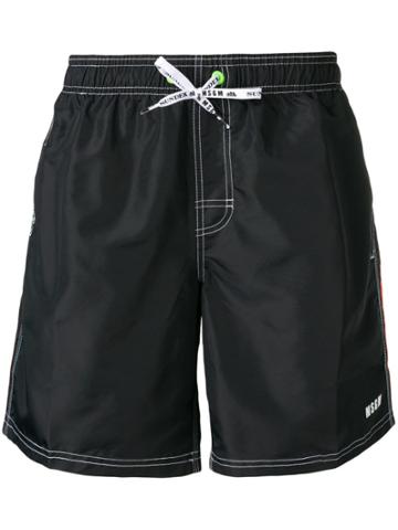 Msgm Msgm X Sundek Swim Shorts - Black