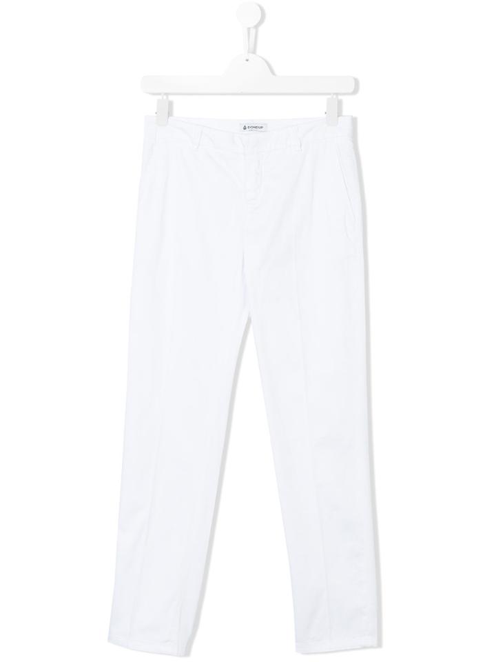 Dondup Kids Straight-leg Trousers - White