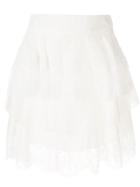 Alice Mccall Divine Sister Tiered Skirt - White