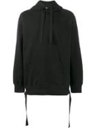 John Lawrence Sullivan Strap Hoodie - Black