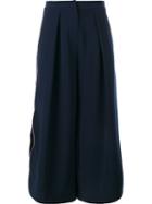 Roksanda Towan Culottes, Women's, Size: 12, Blue, Silk/cotton/polyester/viscose