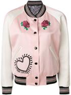 Coach X Keith Haring Reversible Satin Jacket - Pink