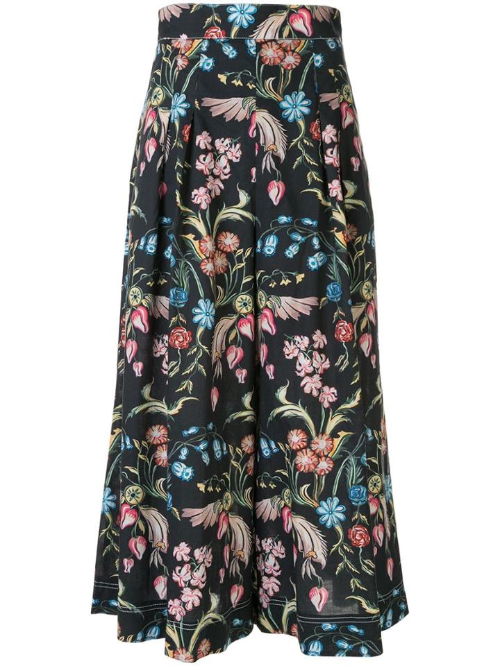 Peter Pilotto Printed Culottes - Black
