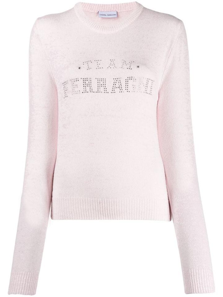 Chiara Ferragni Logo Sweater - Pink