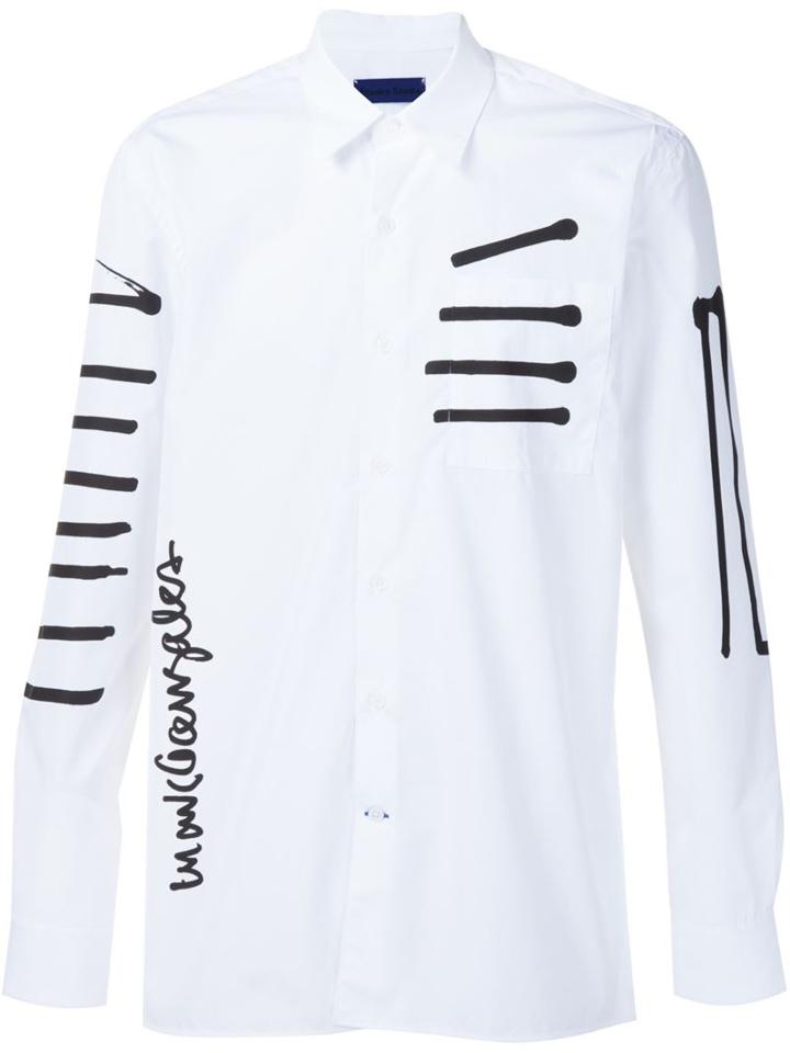 Études Études Studio X Mark Gonzales Stripe Print Shirt
