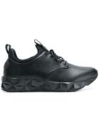Emporio Armani Embossed Sole Sneakers - Black