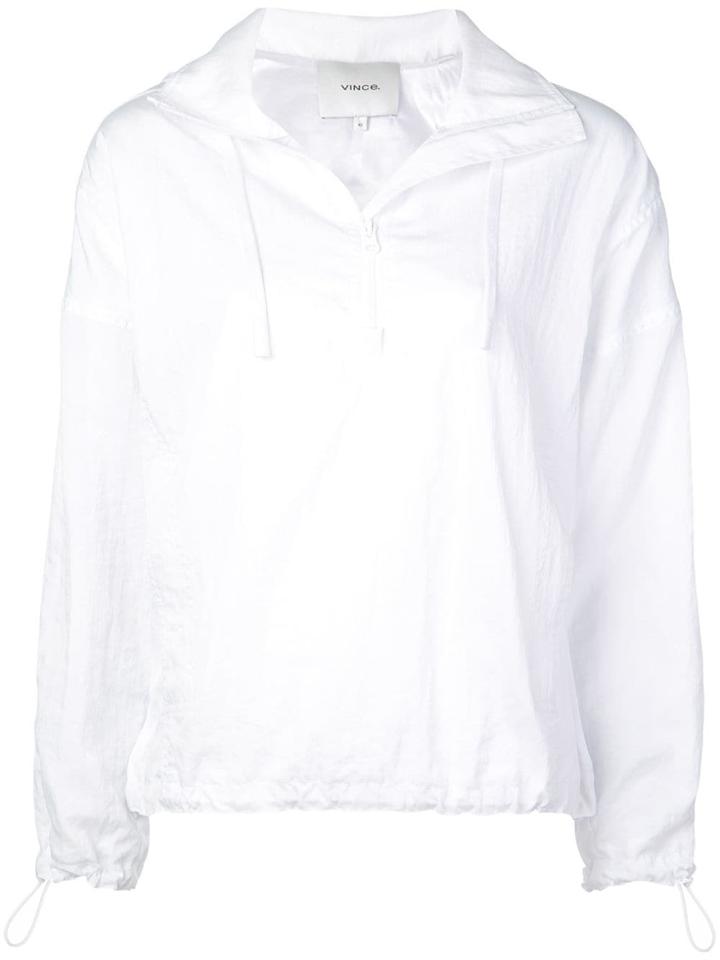 Vince Lightweight Hooded Top - White