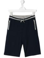 Boss Kids Logo Print Track Pants, Boy's, Size: 16 Yrs, Blue