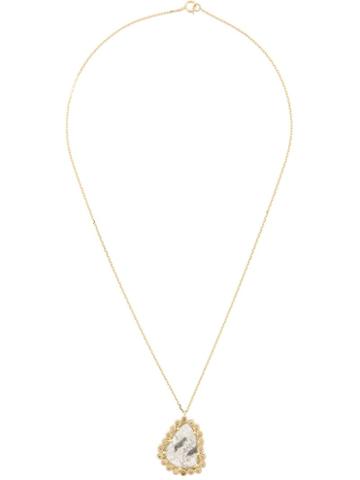 Kristin Hanson Diamond Slice Pendant Necklace