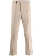 Gcds Stripe Trim Trousers - Neutrals