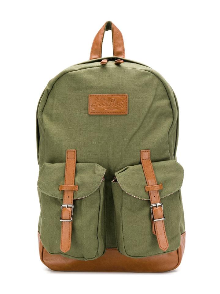 Mc2 Saint Barth Kids Teen Vintage Style Backpack - Green