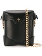 Manu Atelier Mini 'pristine' Crossbody Bag, Women's, Black, Calf Leather