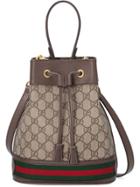 Gucci Ophidia Gg Bucket Bag Small - Neutrals