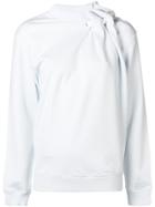 Y / Project Asymmetric Gathered Sweatshirt - Blue