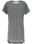 Andrea Bogosian Embellished T-shirt Dress - Grey