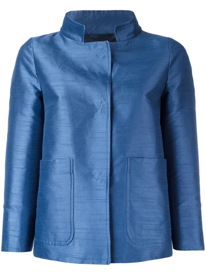 Herno Patch Pocket Jacket - Blue
