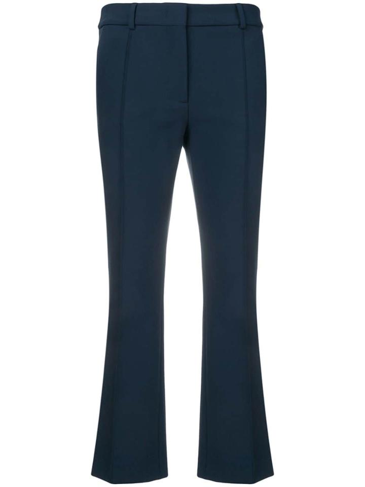 Sportmax Cropped Trousers - Blue