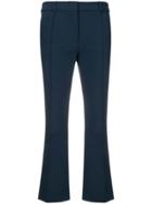 Sportmax Cropped Trousers - Blue