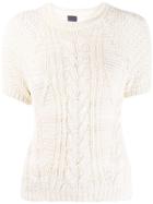 Lorena Antoniazzi Cable Knit Top - Neutrals