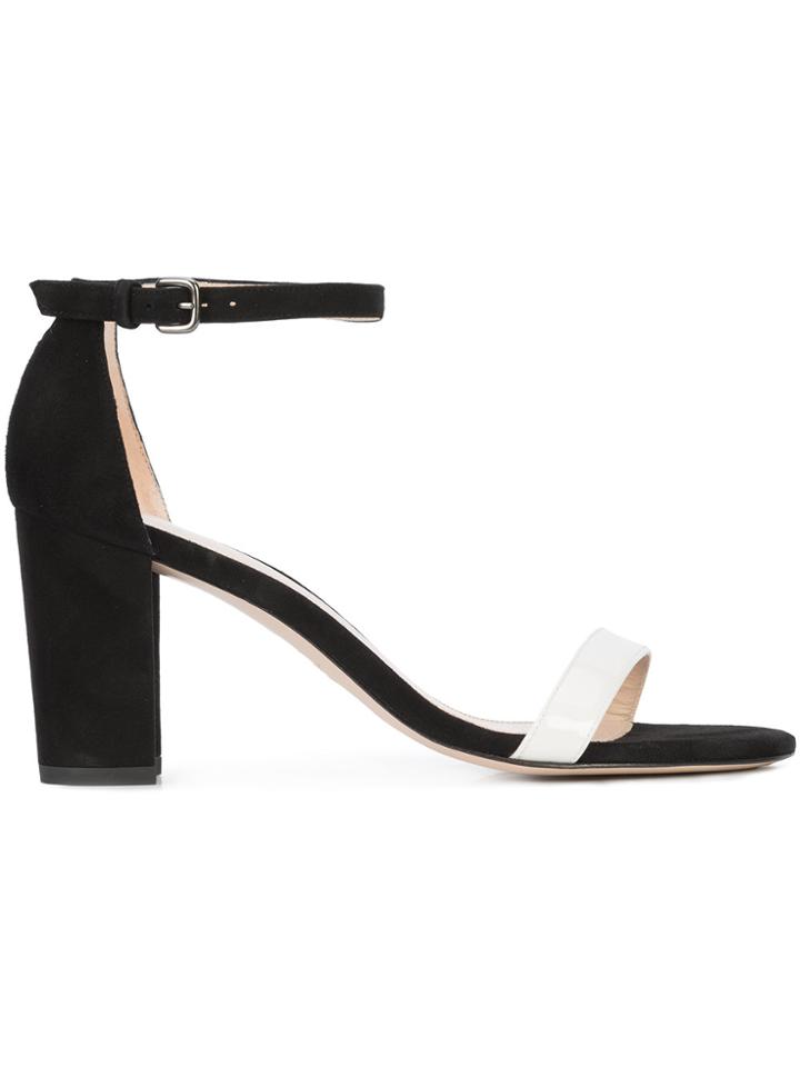 Stuart Weitzman Nearly Nude Sandals - Black