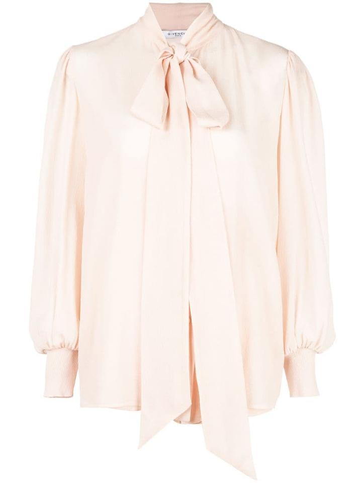 Givenchy Pussycat Bow Blouse - Pink